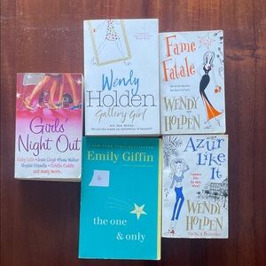 Collection of Five Fiction Books